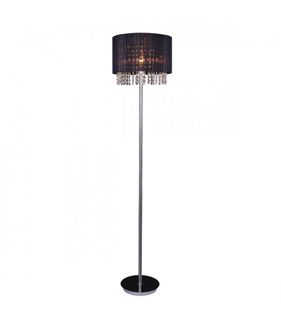Lámpara de pie Astra BK Crystal Negro