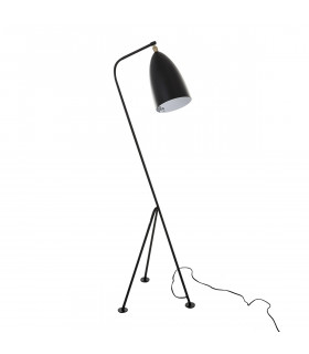 Lampadaire industriel et rétro Levigne Noir