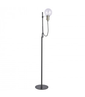 Modern floor lamp Gianni Antique bronze, black