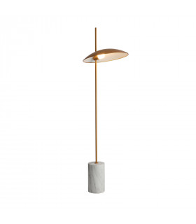 Moderne Stehlampe Vilai Golden, Marmor