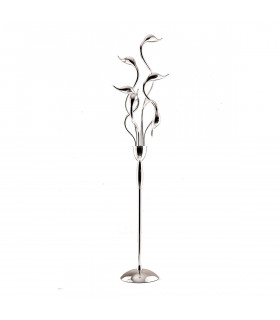 Lampadaire moderne Swan Chrome