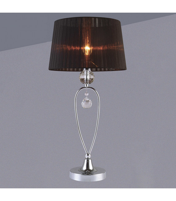 Lampada da scrivania in cristallo Vivien Noir