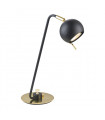 Industrial and Retro Desk Lamp Charissa Matte Black