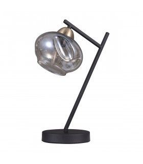 Industrielle und Retro Bastiano Schreibtischlampe Mattschwarz