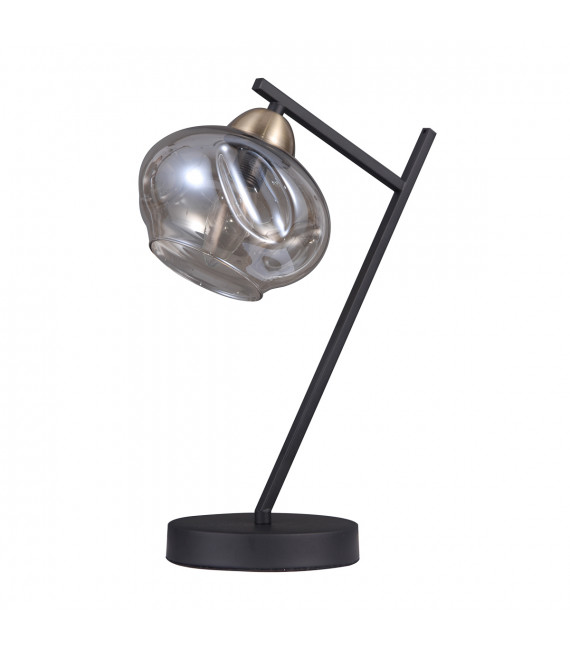 Industrielle und Retro Bastiano Schreibtischlampe Mattschwarz