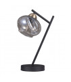 Lampe de bureau industrielle et rétro Bastiano Noir mat