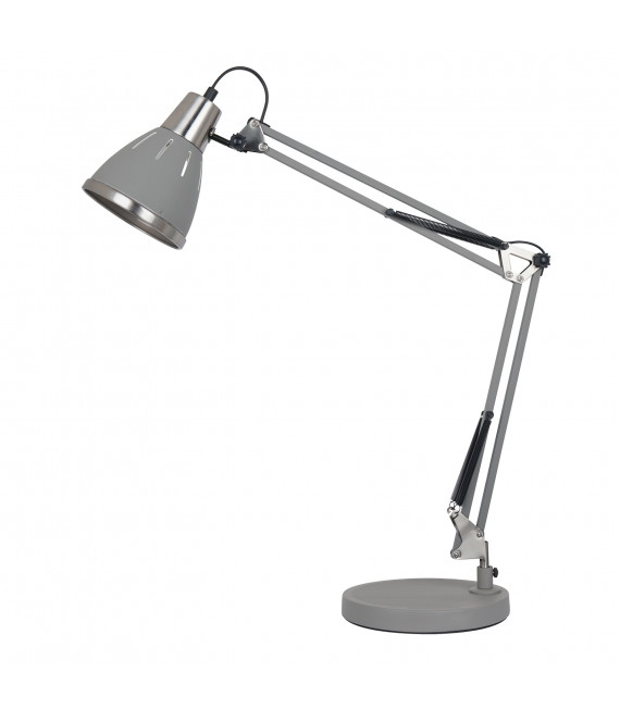 Industrial and retro desk lamp Jesso Sanded satin gray