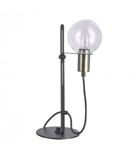 Lampe de bureau moderne Gianni Bronze antique, noir