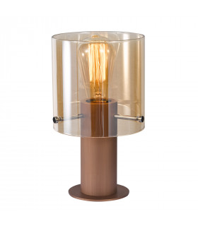 Lampe de bureau moderne Javier Bronze antique, noir