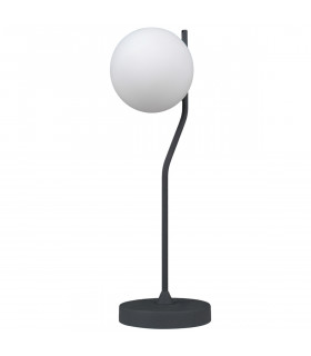 Moderne Schreibtischlampe Carimi Satin schwarz