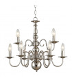 Lustre classique Marion Chrome 9 ampoules