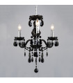 Black Whiz crystal chandelier