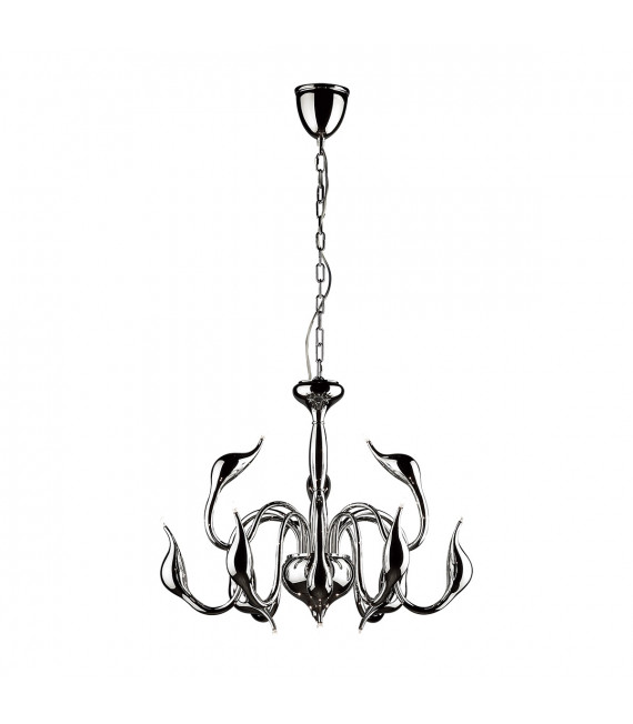Araña moderna Swan Chrome