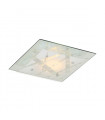 Classic ceiling lamp Mertu white in glass