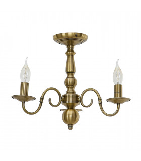 Plafoniera classica Marion Bronzo antico