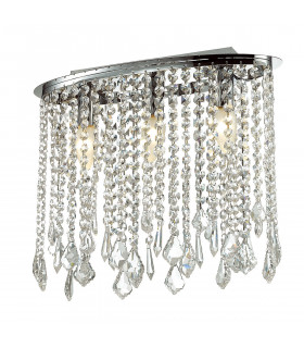 Plafoniera in cristallo Kaas Chrome