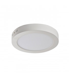 Plafoniera moderna Glissy Round bianca