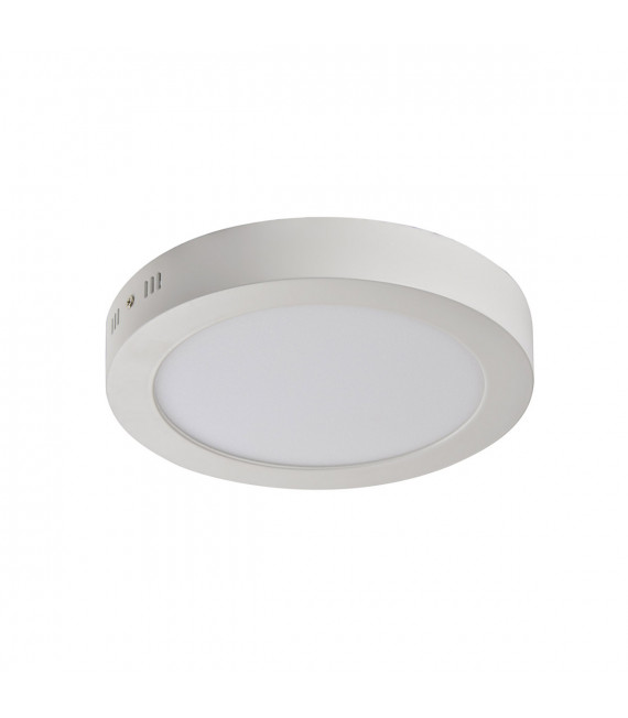 Plafoniera moderna Glissy Round bianca