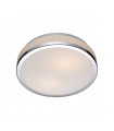 Camry Chrome modern ceiling light, white 1 light