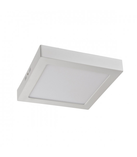White Glissy Square ceiling lamp