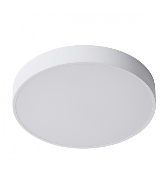 Modern ceiling lamp Orbital White sandblasted in metal