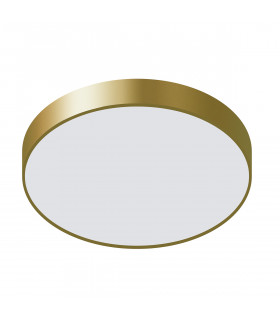 Elegant ceiling lamp Orbital Sanded gold