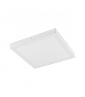 Plafoniera moderna Glissy Square bianca