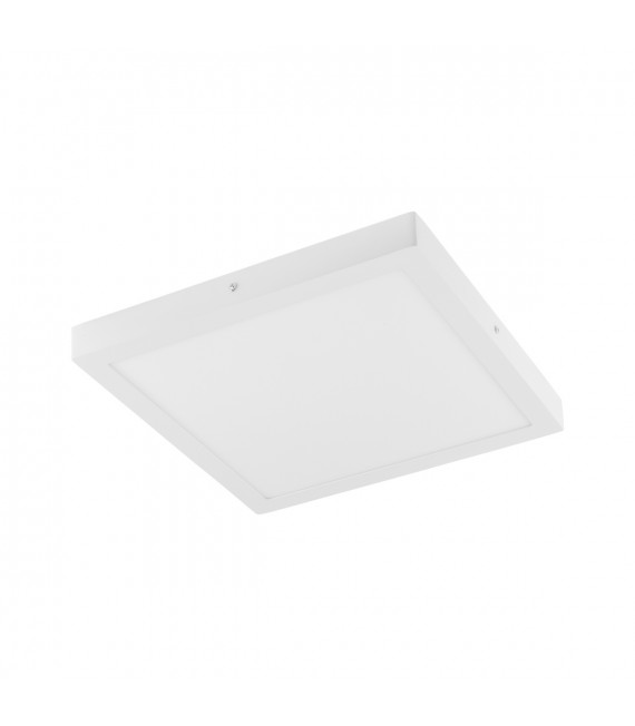 Plafoniera moderna Glissy Square bianca