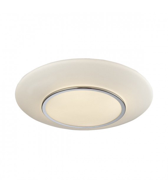 Modern ceiling lamp Camino Chrome, white
