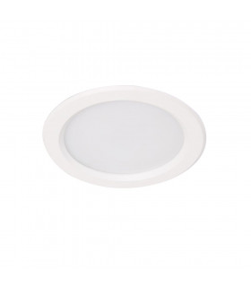 Bella white metal technical and modern recessed ceiling light