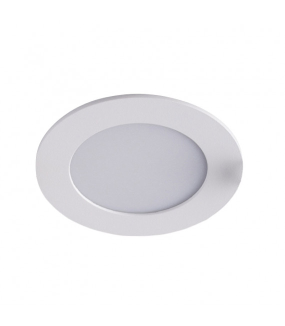 Plafonnier encastrable technique et moderne Vanity blanc en aluminium
