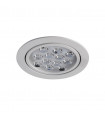 Technical and modern recessed ceiling light Pitch sanded white