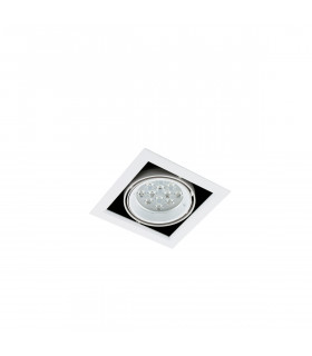 Technical and modern recessed ceiling light Vernelle white