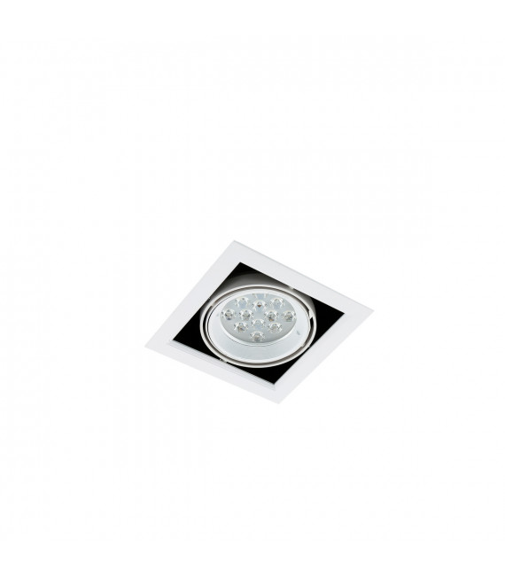Technical and modern recessed ceiling light Vernelle white