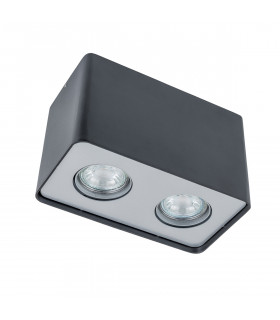 Lámpara de techo spot moderna Harris Black