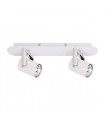Spot moderne Bland blanc 2 ampoules