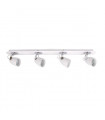 Modern spotlight Oxford Chrome, white 4 bulbs