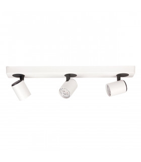 Modern spotlight Elvira White and sandblasted black
