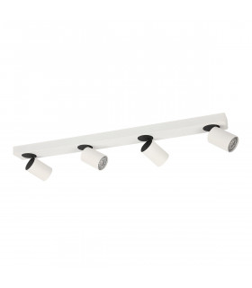 Foco moderno Federica Sand blanco, arena negro