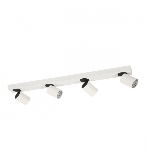 Foco moderno Federica Sand blanco, arena negro
