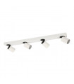 Modern spotlight Federica White and black in aluminum