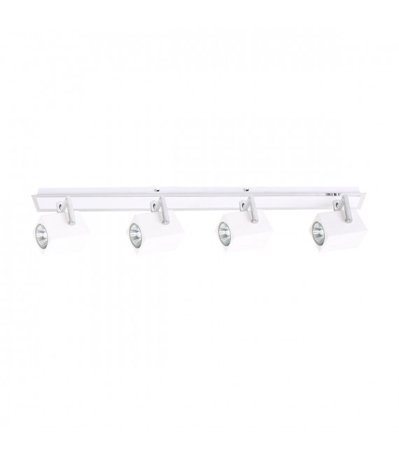 Spot moderne Mateo Chrome 4 ampoules