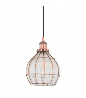 Finter classic pendant lamp Red copper