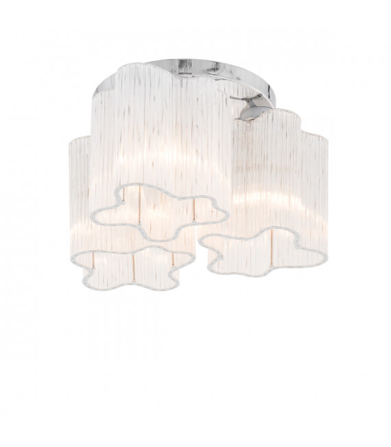 Classic pendant Antonio Chrome 3 bulbs