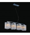 Classic Antonio Chrome pendant light 4 bulbs