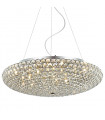Santo Chrome classic pendant light 12 bulbs