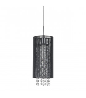 Suspension en cristal Lana BK Noir