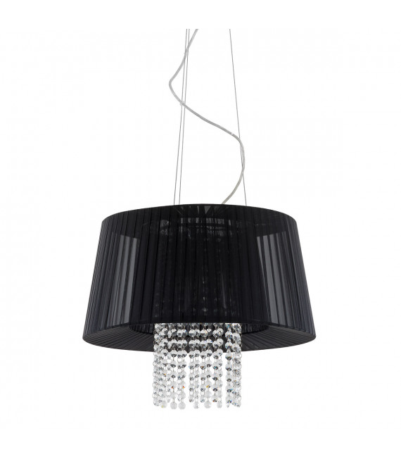Lampadario in cristallo Luisa Nero