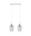 Crystal suspension Pirita C CR Chrome 2 bulbs