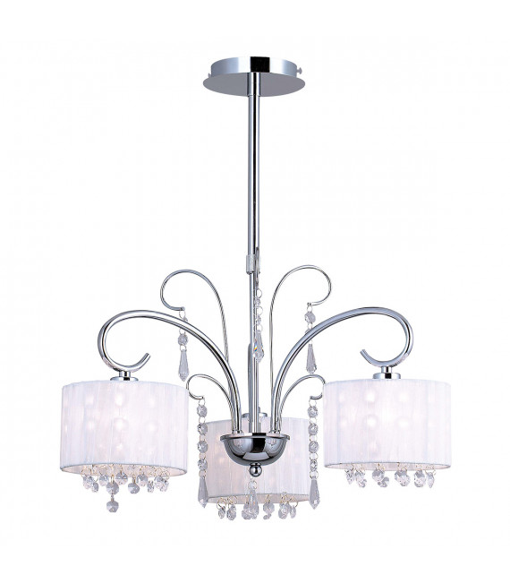Lámpara colgante de cristal Span Chrome